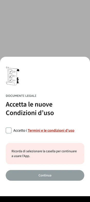 Edenred app installation - informed consent management