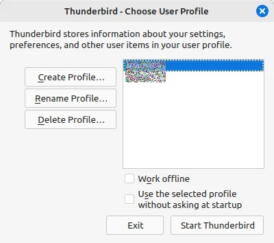 Thunderbird Config